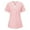 Pink, variant on Comfort Nursing Clothes Sanitation Uniform Work Clothes Wash Clothes for Women's Short Sleeve Breathable Nursing Clothes S-3XL