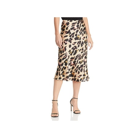 Cotton Candy Womens Animal Print A-Line Midi Skirt