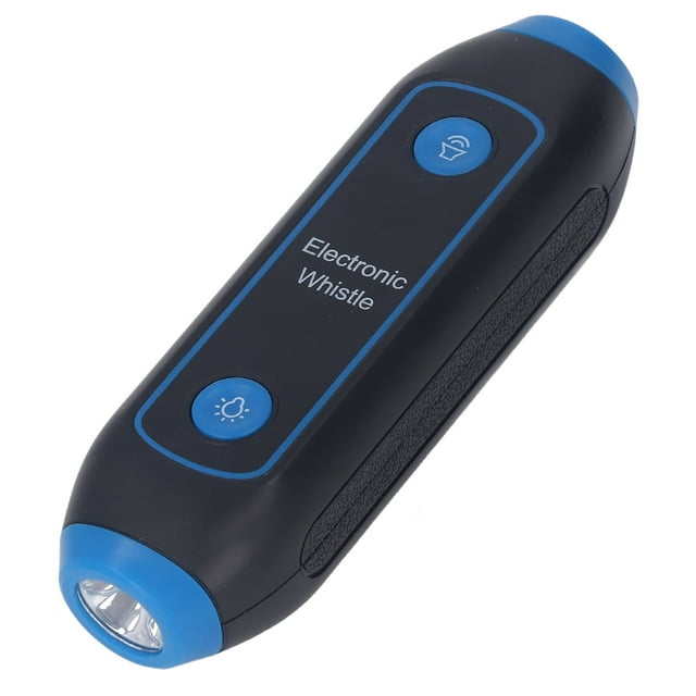 Electronic Whistle, 3 Tone 3 Volume Level Blow Free Whistle with LED Light & Lanyard Battery Operated High Volume Emergency Whistle for Coaches Referees Soccer Sports Whistle