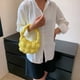 thumbnail image 4 of Bolso de mano acolchado para mujer, bolso de hombro acolchado ligero, bolso de mano acolchado tipo hobo 2023, bolso acolchado con pliegues en forma de nube, 4 of 6