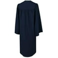 thumbnail image 2 of CLERKMANS Unisex Adult Matte Graduation Gown & Robe, Navy Blue, 1 PCS, 2 of 5