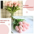 thumbnail image 2 of ORDDIART Artificial Tulips 10Pcs Pink For Home Tulips Decor And Photography Props 35.4*3.1*1.5In, 2 of 8