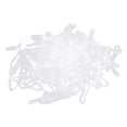 thumbnail image 2 of Juego de 100 gomas elásticas para el pelo, para trenzar y coletas. Blanco, 2 of 9