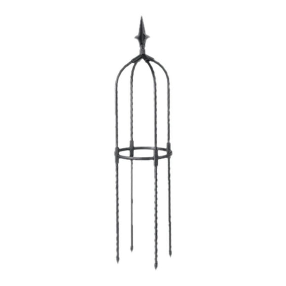 witspace Evergreen Garden Metal Garden Obelisk Trellis for Climbing Plants Vines, Clematis & Flowers | Outdoor & Indoor Plant Trellis for Potted Plants | Floral Pattern Arch Trellis