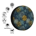 thumbnail image 4 of Honeii Vintage Compass Print Tire Covers, Waterproof Anti-UV Sun Snow Rain Tire Covers for Trailers, RV, Camper, SUV, Truck-16 inch, 4 of 6