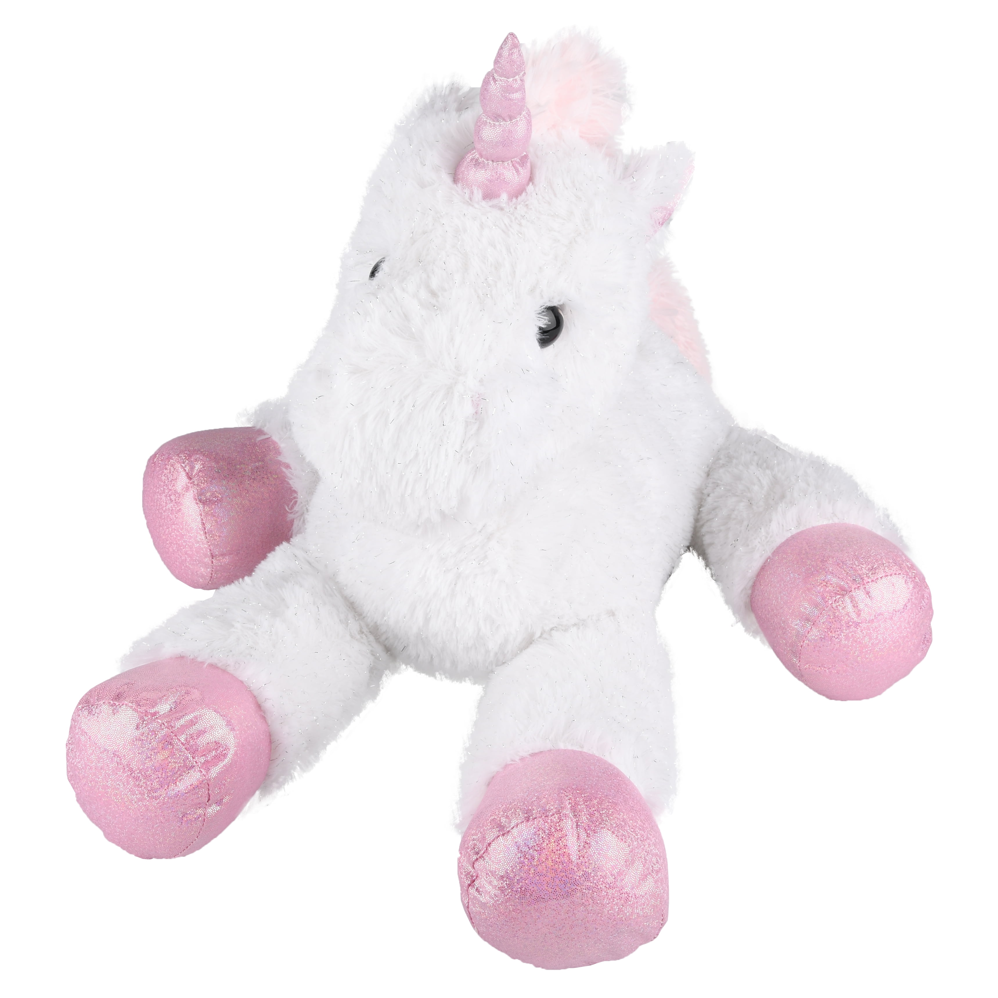 Holiday Time Plush Unicorn, White, 23
