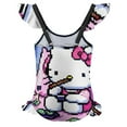 Cute Swimsuit Anime Sanrio Hello Kitty Children's Onepiece Round Neck