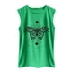 thumbnail image 5 of Camisetas sin mangas para mujer, chaleco fino de verano con estampado de margaritas y girasoles, chaleco sin mangas de manga corta, Jersey holgado informal, camisetas tipo túnica Fridja  qr1902, 5 of 6