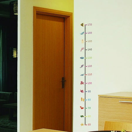 Sea Animal Heart Kids Growth Chart Wall Stickers Children Gifts Heart Kids Growth Chart Wall Stickers