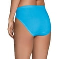thumbnail image 3 of Fruit of the Loom Women's 6 Pack Assorted Color Cotton Hi-Cut Panties, Assorted, 5, Colors May Vary, 3 of 4