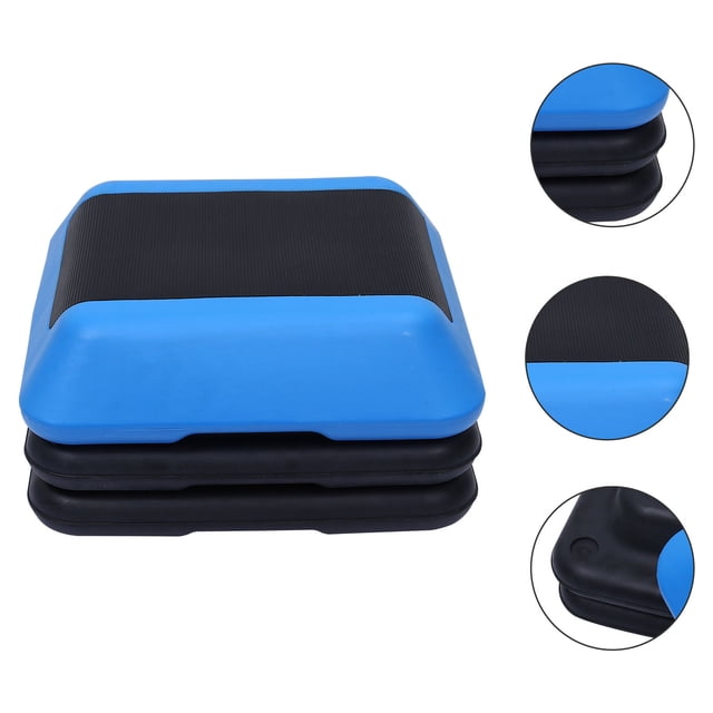 WRITWAA Exercise Stepper Blue Fitness Pedal with Nonslip Design for Cardiovascular Workout