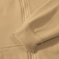 thumbnail image 5 of Usloyux Women's Plus Size 2 Piece Set V Neck Long Sleeve Hoodie and Elastic Waist Pants Casual Matching Outfits Solid Lounge Tracksuit, Khaki M, 5 of 8