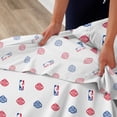 thumbnail image 2 of NBA Multi Team E W Split Twin Sheet Set, 2 of 6