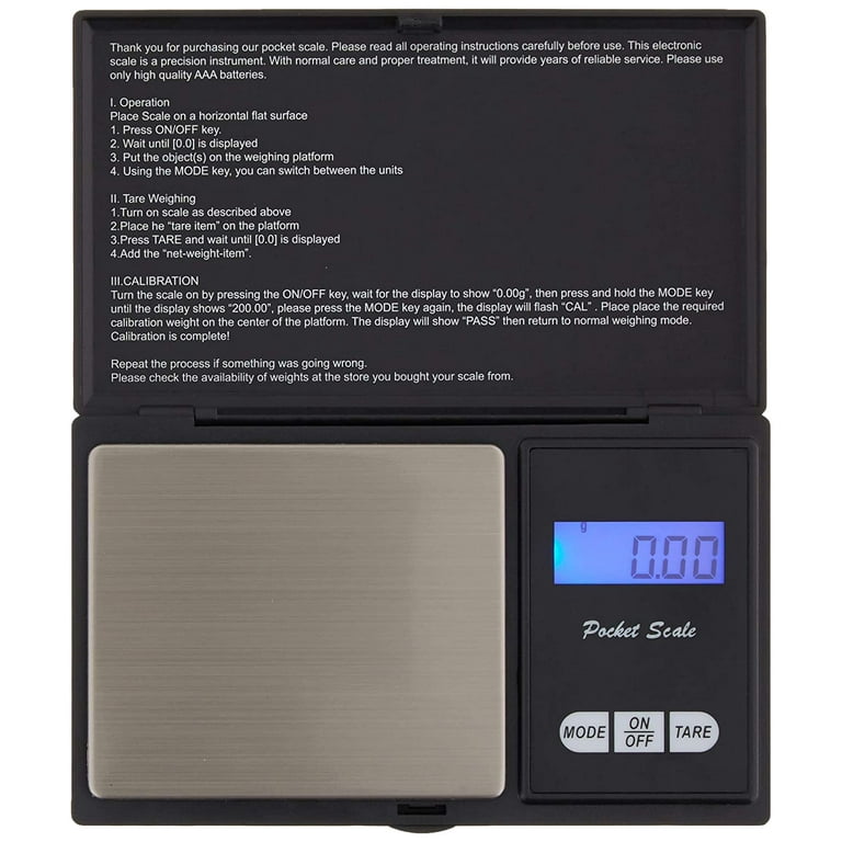 Weigh Gram Scale,Digital Pocket Scales 500g by 0.01g Grams for