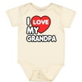 thumbnail image 3 of Inktastic I Love My Grandpa Boys or Girls Baby Bodysuit, 3 of 5