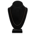 thumbnail image 3 of 14K Solid Yellow Gold Necklace | Box Link Chain | 22 Inch Length | 1.0mm Thick | With Gift Box, 3 of 6