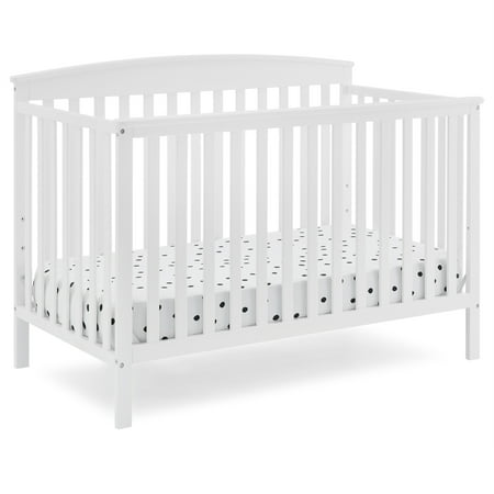 Delta Children Hanover 6-in-1 Convertible Baby Crib, Bianca White