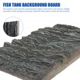 thumbnail image 2 of Miangastore 1pc Fish Tank Background Board Vertical Grain Reptile Box 3D Decorative Board, 2 of 6