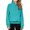 A-Mint Green, variant on Teen Girls Half Zip Sweatshirts Quarter Zip Pullover Top Trendy Casual Fall Winter Outfits for Sport School, Pink