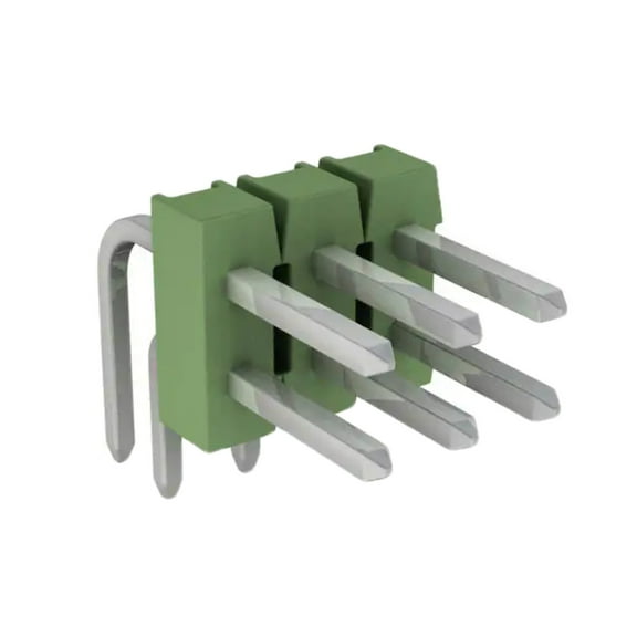 Pack of 8 826953-3 Connector Header Through Hole, Right Angle 6 position 0.100 (2.54mm) :Rohs