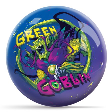 KR Strikeforce Spider Man Green Goblin Characters Undrilled Bowling Ball