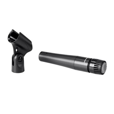 Monoprice Performance Dynamic Instrument Microphone with Clip and Bag, Unidirectional Cardioid Pickup Pattern, For Guitars Amps, Drums, or Horns