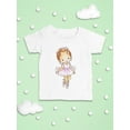 thumbnail image 3 of Ballerina In Pink T-Shirt Infant -Image by Shutterstock,  18 Months, 3 of 4
