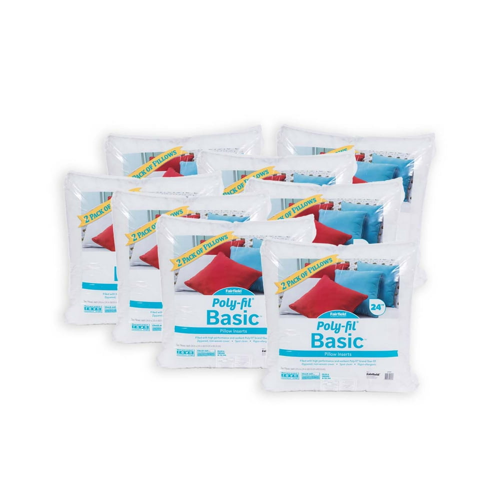Fairfield Poly-Fil Basic Decorative Pillow Insert, 24