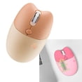 thumbnail image 2 of Cute 2.4G Wireless Mouse Mute Wireless Mouse Cartoon Slim for Laptop Notebook Girl Yellow, 2 of 8