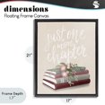 thumbnail image 4 of Stupell Industries French Country One More Chapter on Beige Black Floating Frame Canvas Art, 17 x 21, by House Fenway, 4 of 8