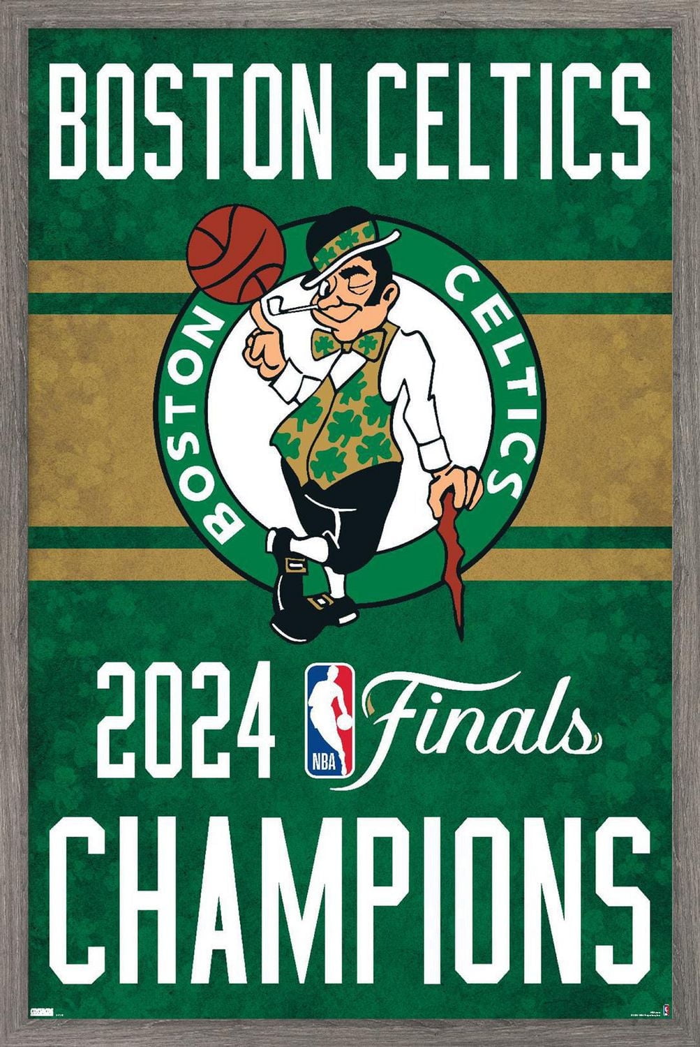 NBA Boston Celtics - Logo de l'équipe des finales NBA 2024