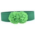 thumbnail image 1 of Cinturón de cintura elástica Cinturón anchado de mujeres elegantes para mujeres para vestir para la blusa Verde, 1 of 8