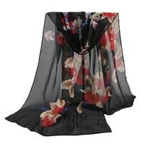 Summer Scarfs for Women Fashion Jacquard Cotton Parisian Stripe Shawl Soft Beach Towel Scarf