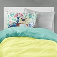 thumbnail image 2 of Carolines Treasures 7253PILLOWCASE Pug Fabric Standard Pillowcase Standard multicolor, 2 of 2