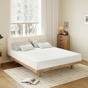 MLILY Ego White 8 inch Memory Foam Mattress, Twin Size Mattress in a Box, Medium Firm