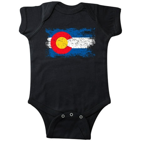 

Inktastic Colorado Flag Distressed Look Gift Baby Boy or Baby Girl Bodysuit