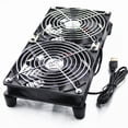 thumbnail image 5 of 2x 120mm 5V USB Powered PC Fans 45CFM High Airflow Cooling Fan for Router, 5 of 12