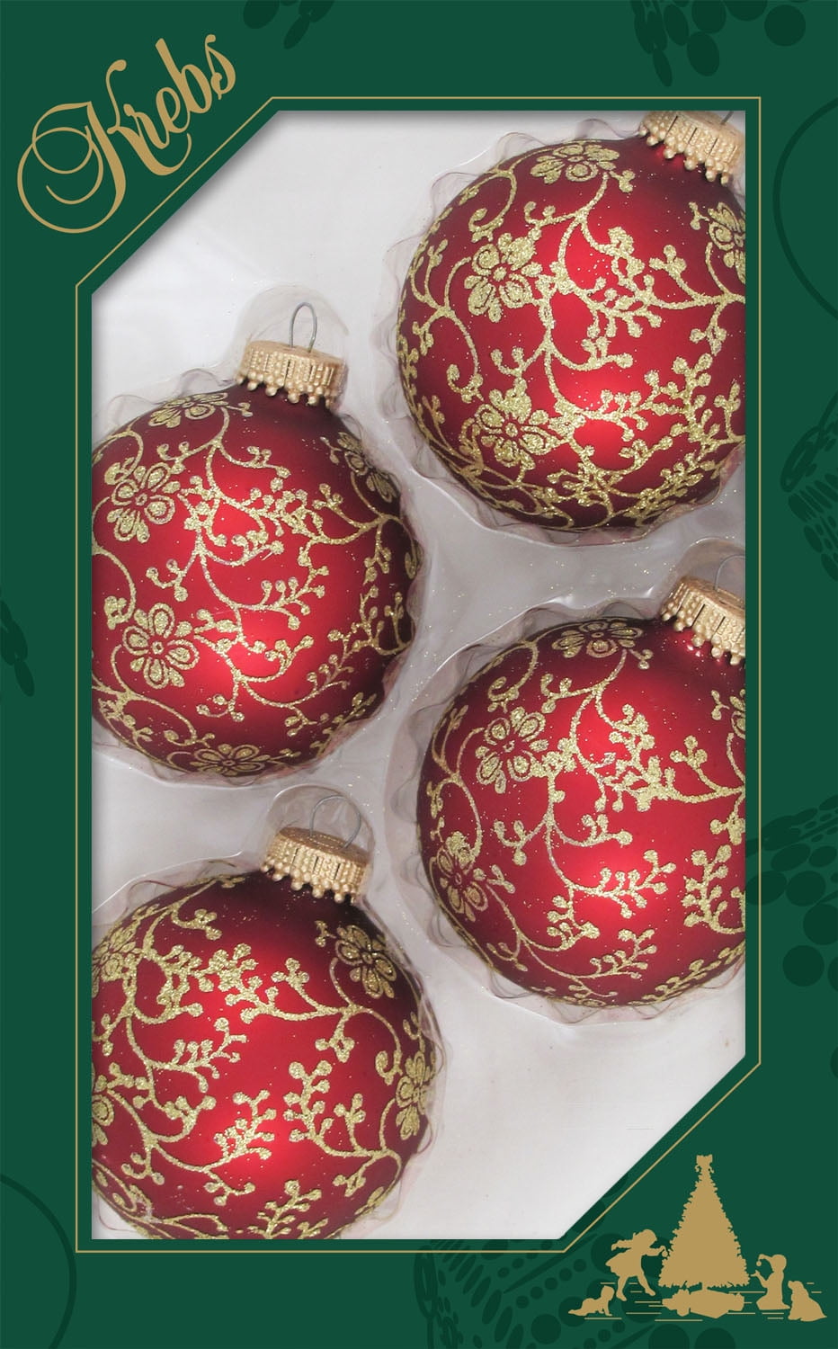 ALAZA Bloody Eyeball Halloween Christmas Ball Ornaments Set for Holiday Wedding Party Xmas Tree Bauble 3.1 inch 6