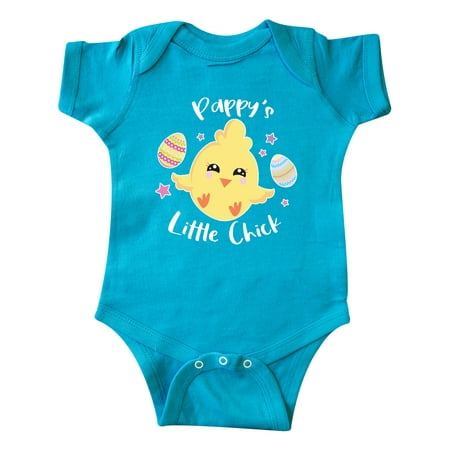 

Inktastic Happy Easter Pappy s Little Chick Gift Baby Girl Bodysuit