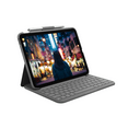 thumbnail image 1 of Open Box LOGITECH SLIM FOLIO 10.9 APPLE IPAD 10TH GEN CARRYING CASE OXFORD GRAY 920011368, 1 of 6