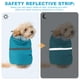 thumbnail image 2 of Impermeable para perros Unique Bargains totalmente reflectante y ajustable, chaqueta impermeable para cachorros con capucha transparente, tamaño M, 1 Pcs, 2 of 7