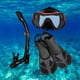 thumbnail image 4 of Conjunto de esnórquel Máscara de buceo Equipo de esnórquel Hombres Mujeres Respiración Buceo ajustable para Rojo Pequeño Mediano Cola Equipo de esnórquel, 4 of 7