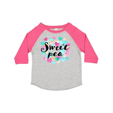 

Inktastic Sweet Pea Hearts Gift Toddler Boy or Toddler Girl T-Shirt