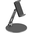 thumbnail image 3 of Support de Téléphone Portable Réglable Multi-angle pour Tablette de Bureau Pliable base en Aluminium Adapté pour Support Paresseux de 4-14 Pouces, 3 of 5