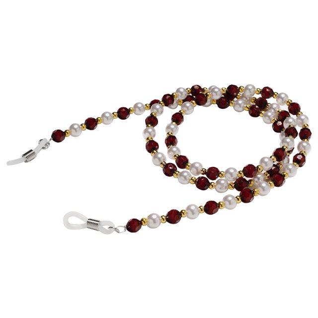 Sonducket Cadena de anteojos Anteojos Estilo vintage Cuerda con cuentas Gafas de lectura Cadena de anteojos Cadenas y cordones para anteojos marrón