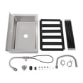 thumbnail image 6 of Sink Stainless Steel Sink Free Standing Single Bowl Kitchen Sink 30.8*22*39.5in, 6 of 10