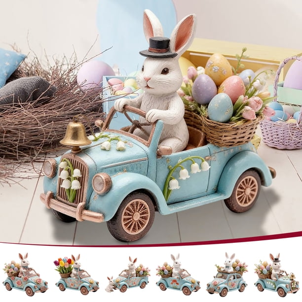 Decoración acrílica de escritorio con huevos de Pascua – Adorno 2D ahueco, centro de mesa plano, decoración acrílica transparente duradera para la exposición primaveral de la oficina en casa