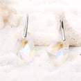 thumbnail image 5 of Grandest Birch 10 Pairs Hook Earrings Irregular Cut Rhinestone Dangle Women Piercing Earrings Jewelry for Party,Yellow, 5 of 7
