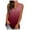 Red, variant on Aloohaidyvio Tops for Women ,Womens T-Shirt Gradient Color V-Neck Sleeveless Tops Blouse