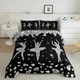 thumbnail image 2 of jejeloiu Ballet Girls Full Size Comforter Sets,Glitter Diamond Print Bedding Comforter Set,Gray Black Bedding Sets For Child,Microfiber Bedroom Decor Reversible,3-Piece, 2 of 8